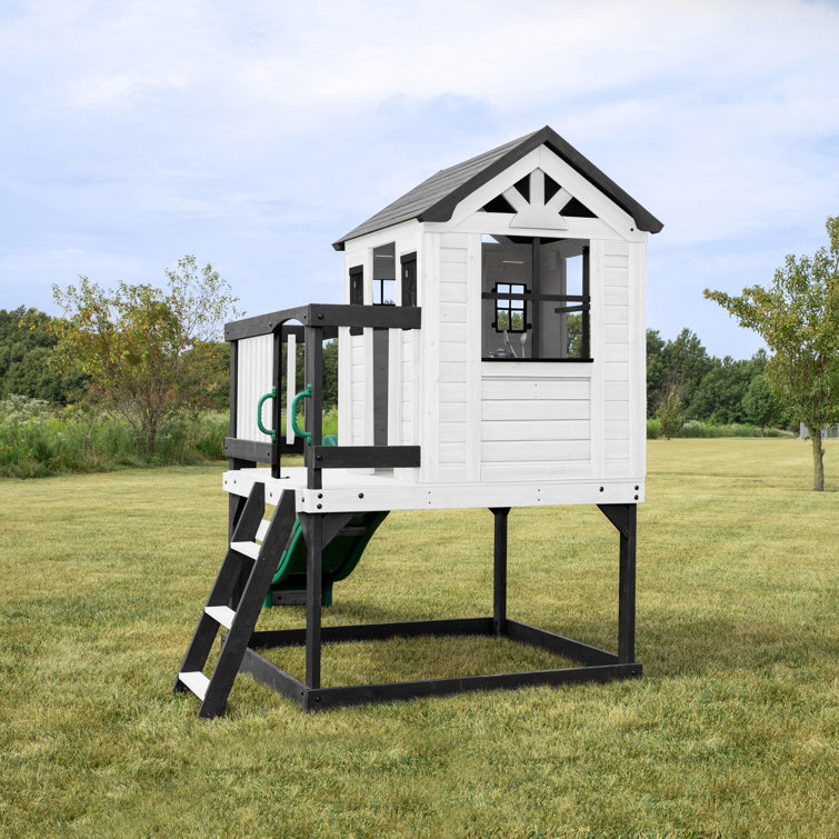 Backyard Discovery 305.41cm W x 190.5cm D Outdoor Playhouse with Kitchen Reviews Wayfair